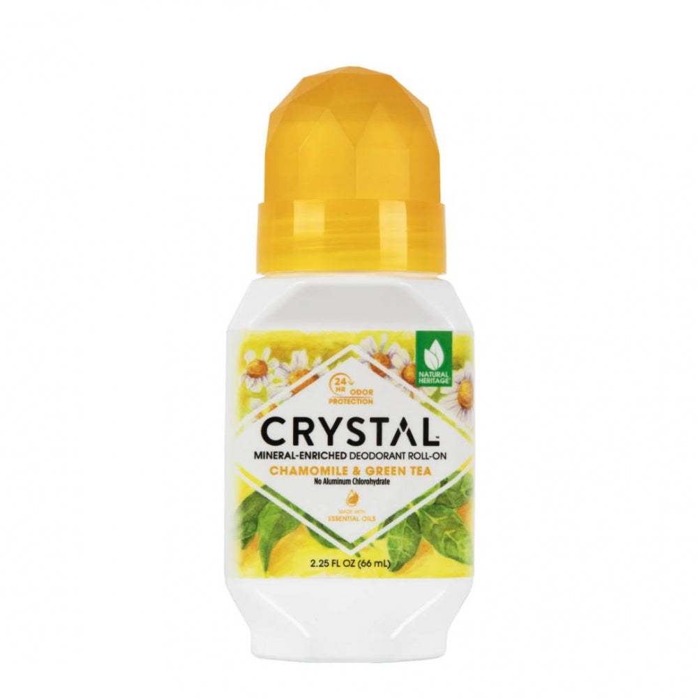 DESODRANTE ROLL-ON CHAMOMILE Y TE VERDE CRYSTAL 2.25 OZ