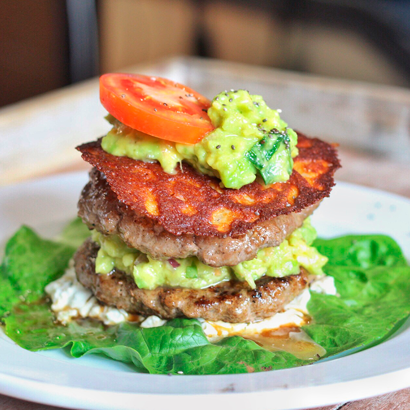 Double Keto Cheeseburger