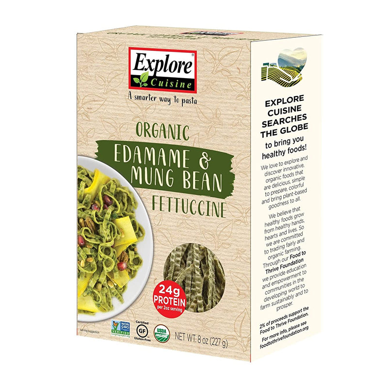 Edamame & Mung Bean Fettuccini 8 oz – Explore Cuisine