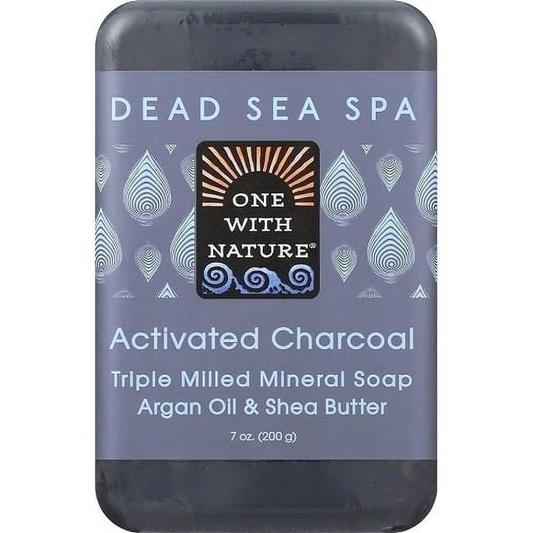ONE WITH NATURE DEAD SEA SPA ACTIVATED CHARCOAL 7 OZ