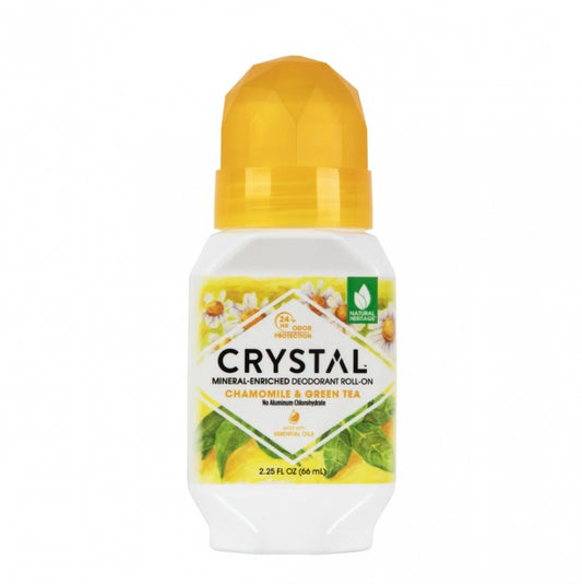 DESODRANTE ROLL-ON CHAMOMILE Y TE VERDE CRYSTAL 2.25 OZ