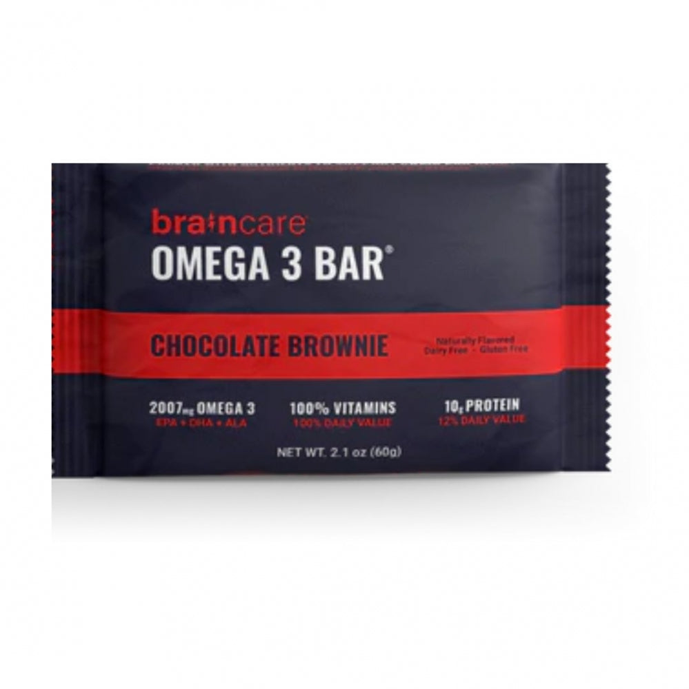 BARRA OMEGA 3 DE BROWNIE DE CHOCOLATE BRAINCARE 60 G