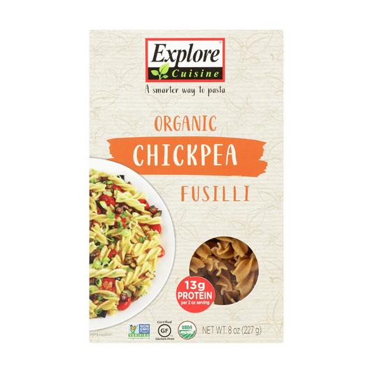 Chickpea Fusilli 8 oz - Explore Cuisine