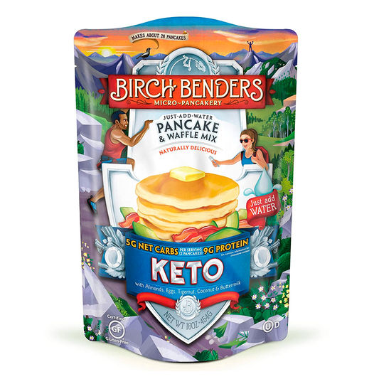 Pancake & Waffle Mix Keto 12 oz - Birch Benders