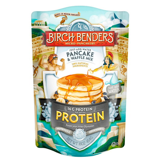 Pancake & Waffle Mix Protein 12 oz - Birch Benders