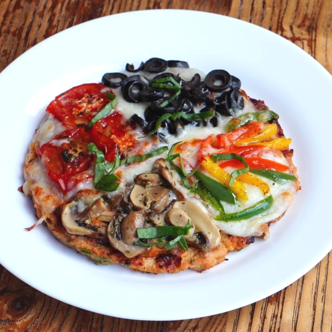 Pizza Keto 4 estaciones