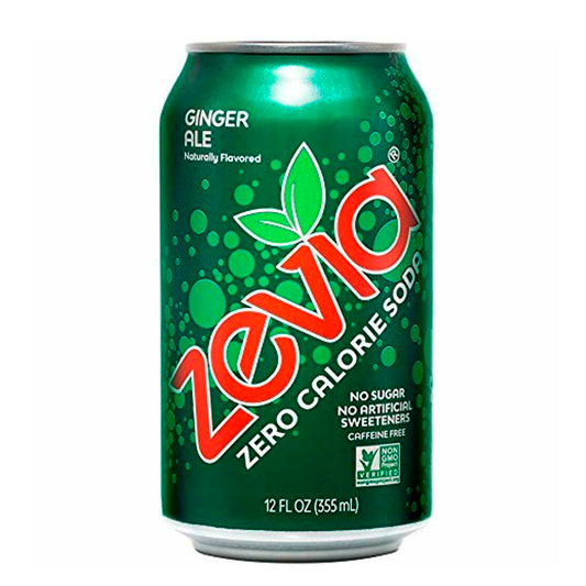 Zero Calorie Soda Ginger Ale 12 fl oz - Zevia